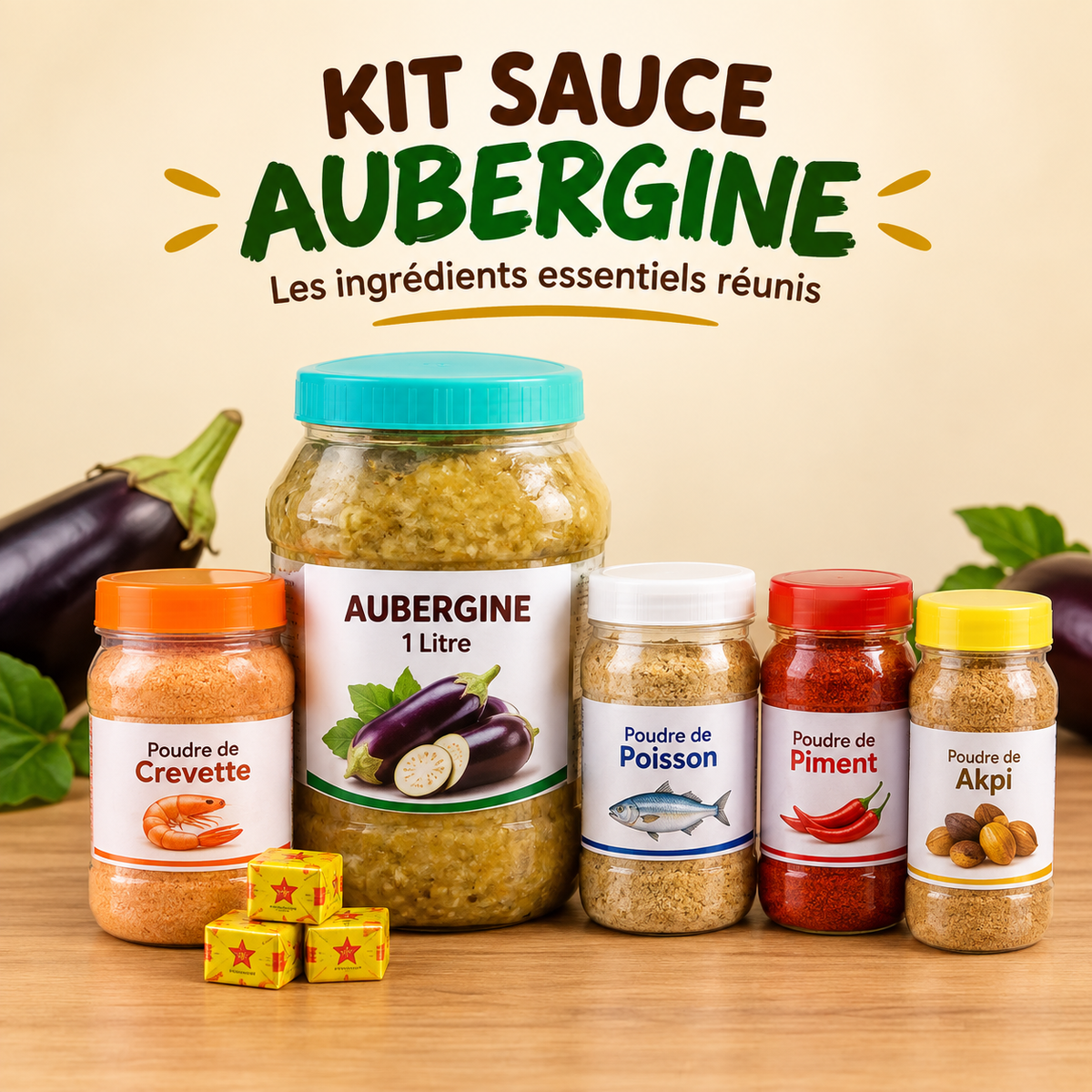 Kit Sauce Aubergine